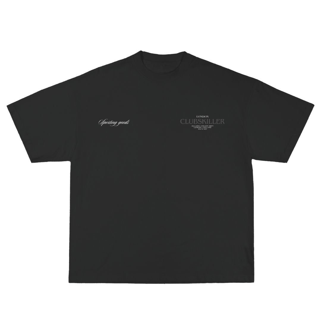 BLACK ESSENTIAL CLUB SKILLER T-SHIRT