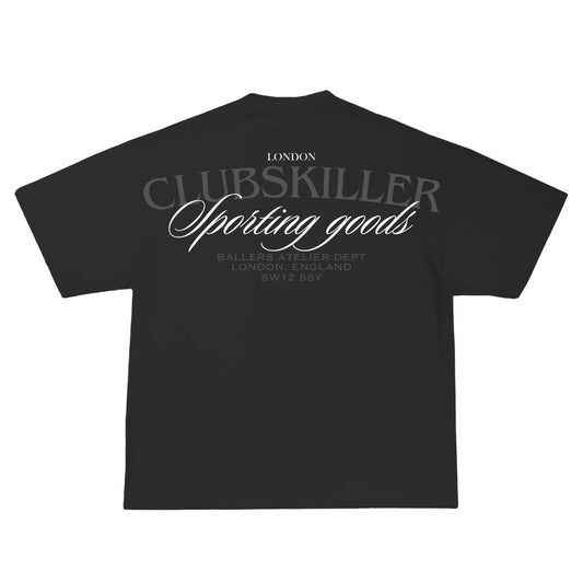 BLACK ESSENTIAL CLUB SKILLER T-SHIRT