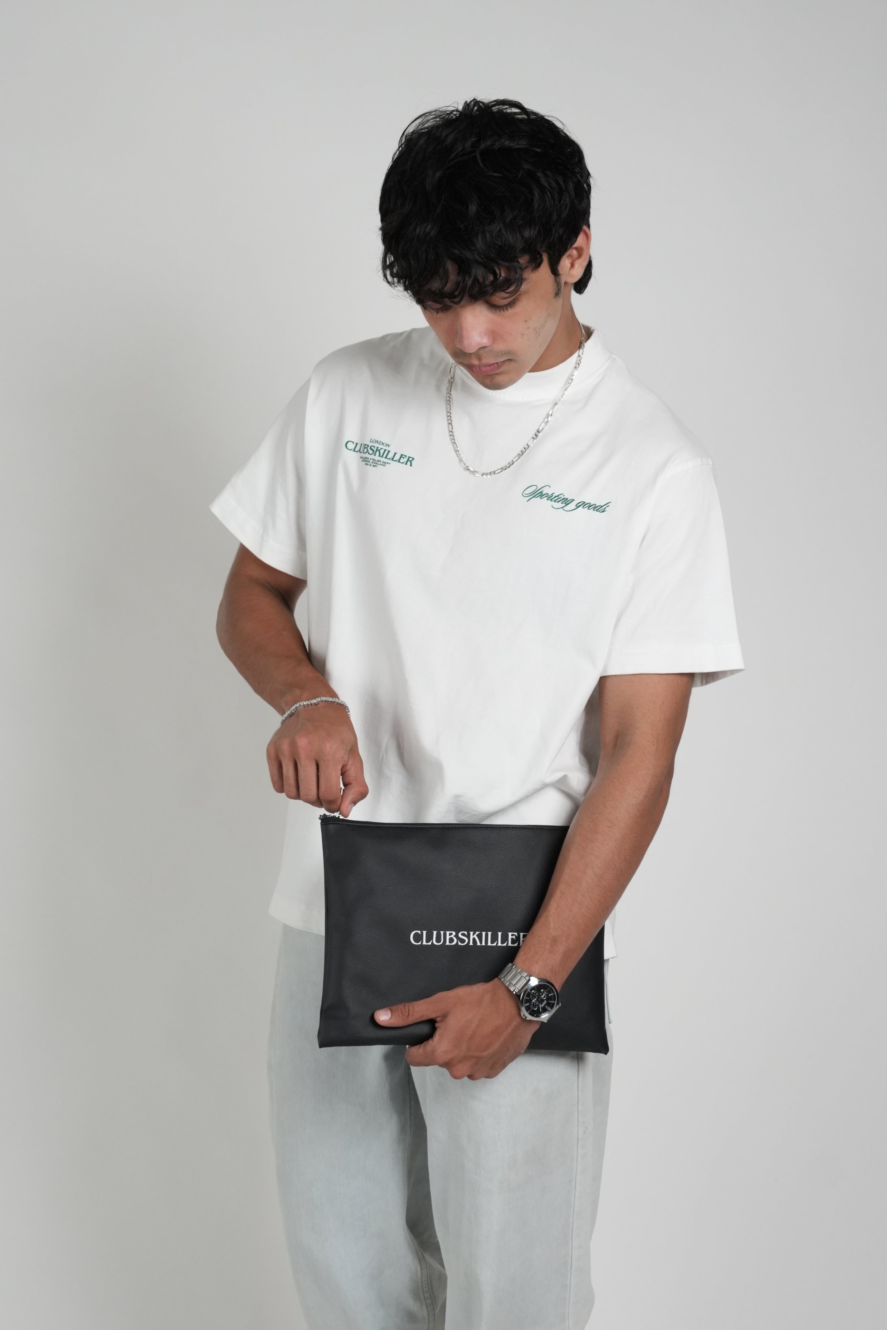 CLUBSKILLER TRAVEL LEATHER T-SHIRT POUCH